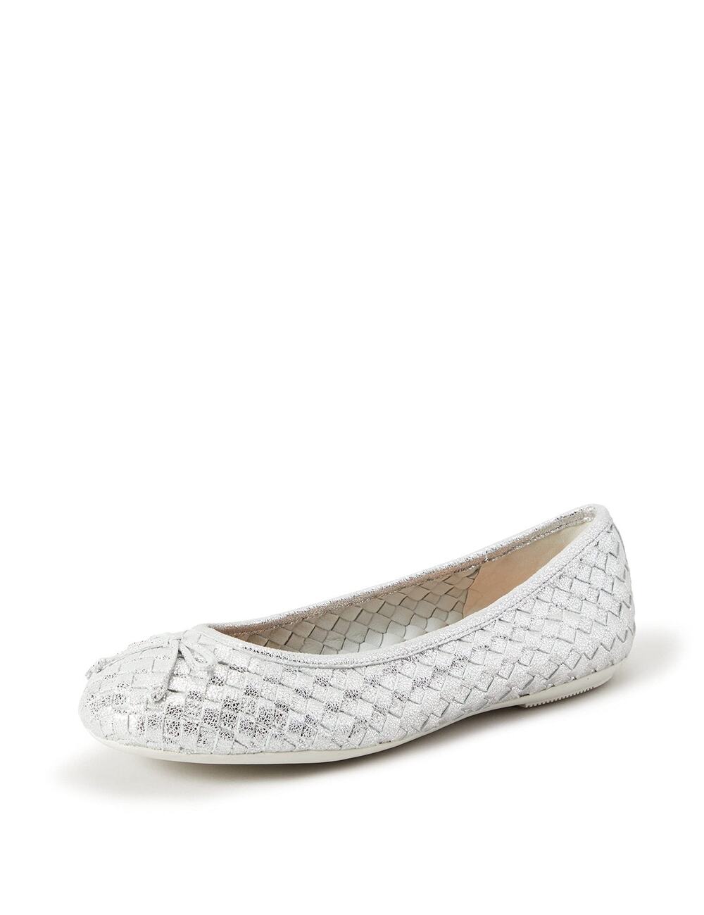 GEOX WOMENS PALMARIA 1 SILVER 37.5 (US WOMEN'S 7.5) M